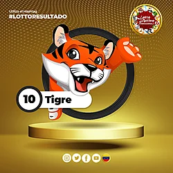 Lotto Activo RD Internacional — 10 TIGRE