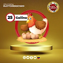 Lotto Activo RD Internacional — 25 GALLINA